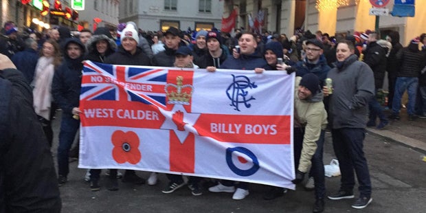 Glasgow Rangers Fans Wien