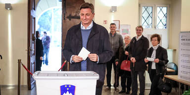 Pahor muss bei slowenischer Präsidentenwahl in zweite Runde