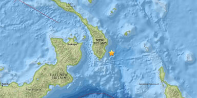Erdbeben der Stärke 6,0 erschüttert Inselstaat