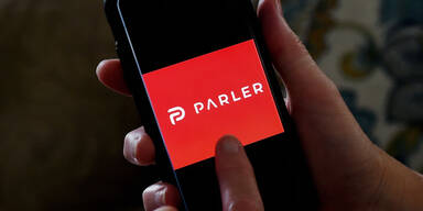Parler App am Smartphone