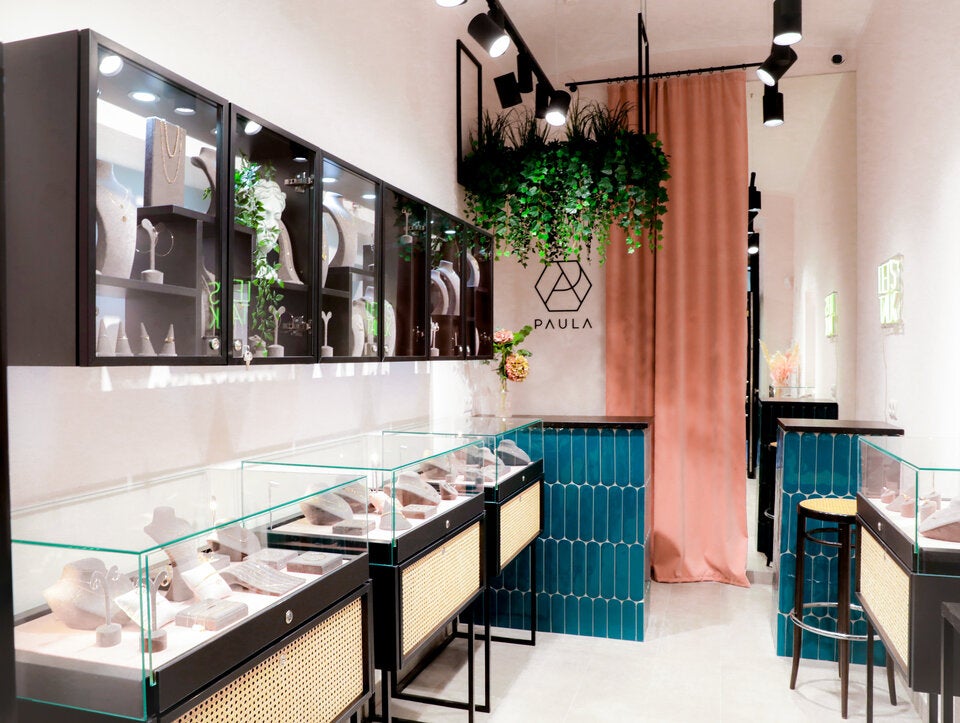 Der einladende Store in der Kleeblattgasse
