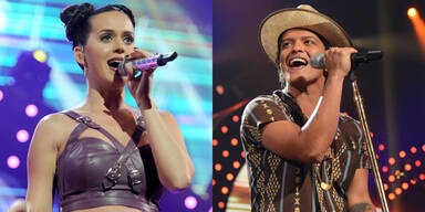 Katy Perry und Bruno Mars