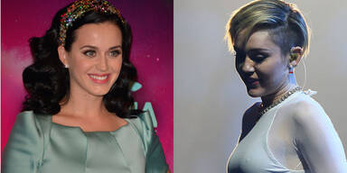 Miley Cyrus und Katy Perry