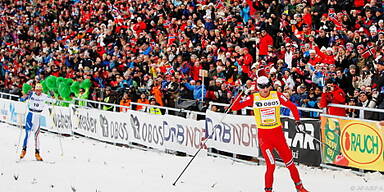 Petter Northug siegte auch am Holmekollen