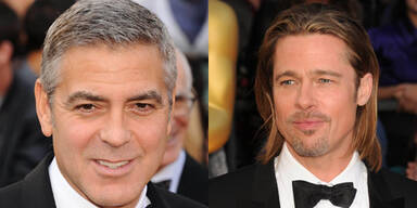 George Clooney und Brad Pitt