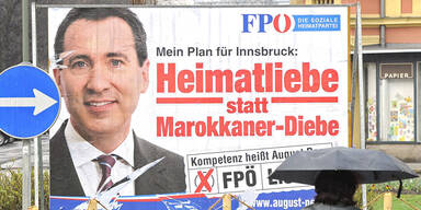 Tirol: FPÖ entfernt umstrittenes Wahlplakat