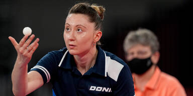 Die österreichische Tischtennis-Olympionikin Sofia Polcanova