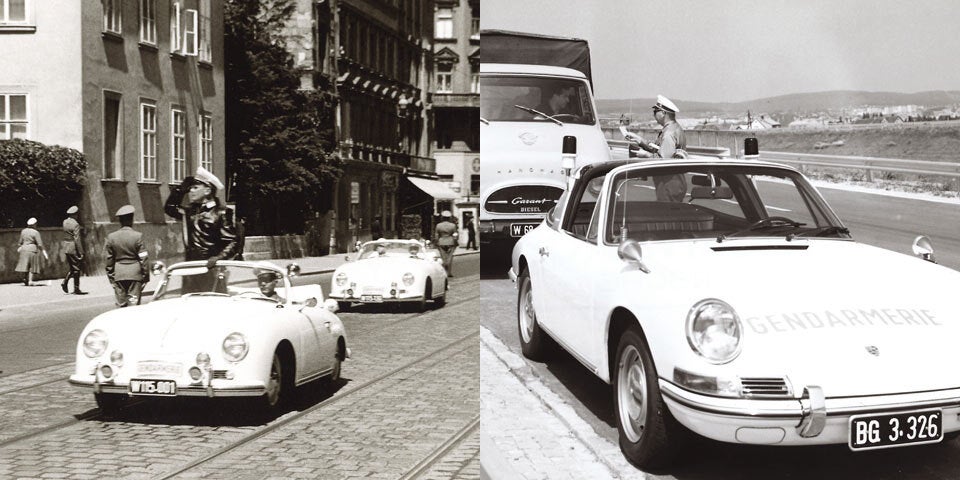 Polizei fuhr schon in den 1960ern Porsche
