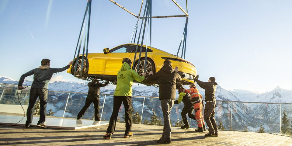 Porsche 911: Spektakuläre Österreich-Präsentation