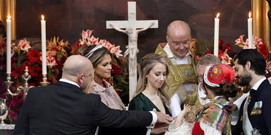 Baby-Prinz Gabriel in Schweden getauft