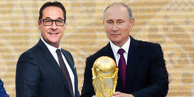 Putin Strache Russland WM