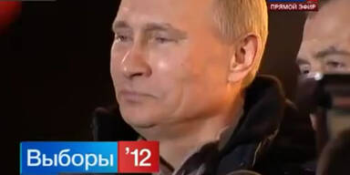 Putin verdrückt Träne nach Wahlsieg