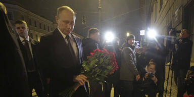 Hier weint Putin um die Terror-Opfer