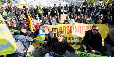 RWE Protest Schüssel