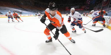 Raffl mit Flyers im Play-off gegen Islanders out