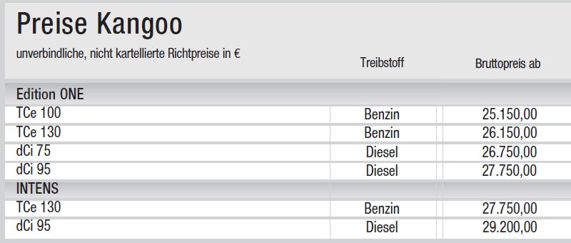 Alle Infos zum neuen Renault Kangoo Van