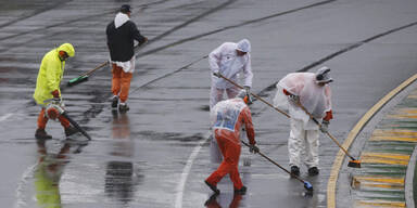 Qualifying wegen Regens abgebrochen