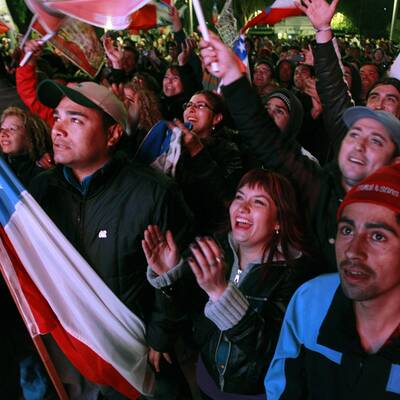 Chile-Kumpel: Ihre Familien fiebern mit