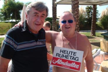 Richard Lugner & Fan in Antalya