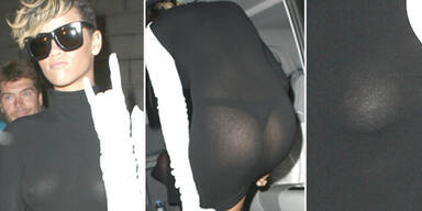 Rihanna zeigt Po und Busen
