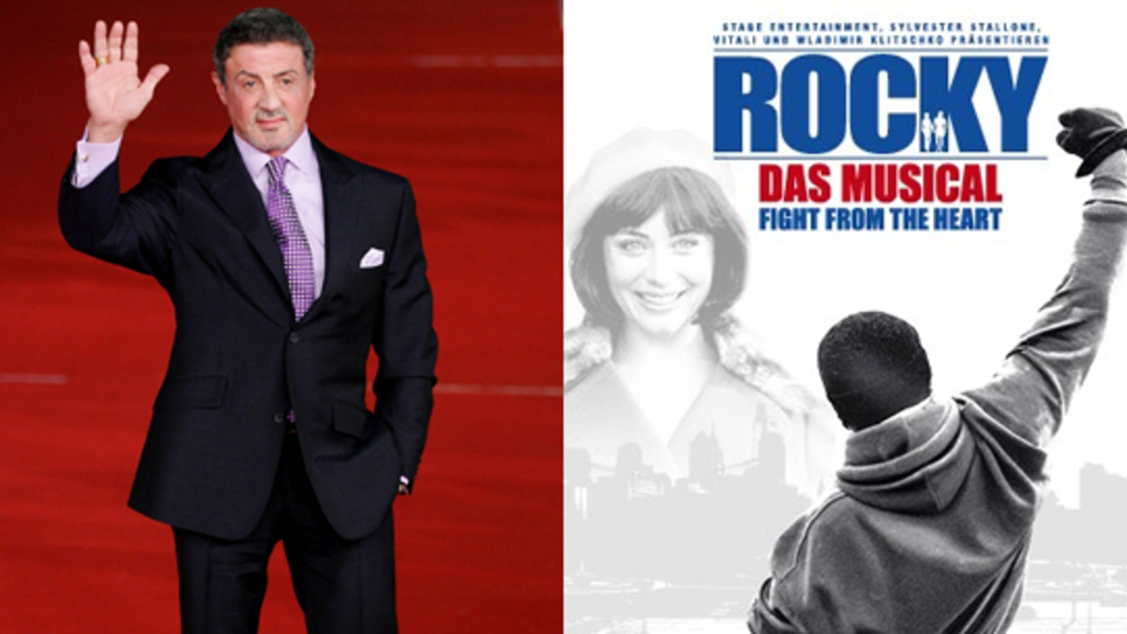 Sly kommt zur Rocky-Musical Premiere - stars24