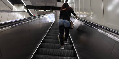 Die Angst vor der stehenden Rolltreppe