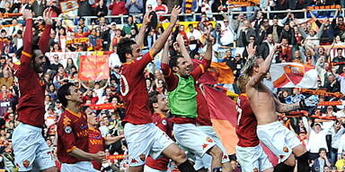 Roma-Spieler ließen sich feiern wie die Champions