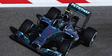 Bahrain-Pole für Rosberg, Vettel abgeschlagen