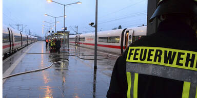 Feuer: ICE auf dem Weg nach Wien evakuiert