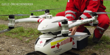 Rotes Kreuz Drohne