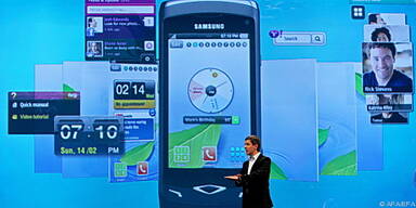 Samsung präsentierte sein Flaggschiff "Wave"
