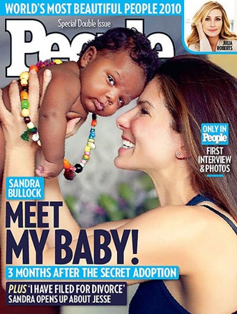 Sandra Bullock und ihr Adoptiv-Sohn Louis Bardo Bullock