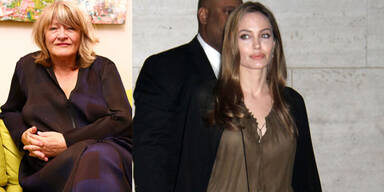 Alice Schwarzer und Angelina Jolie