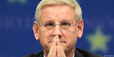 Schwedens Außenministers Carl Bildt ist in Sorge