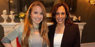 Caroline Rose Giuliani und Kamala Harris