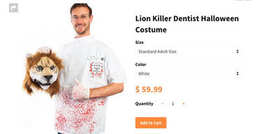 “Cecil”-Halloween-Kostüm wird verkauft