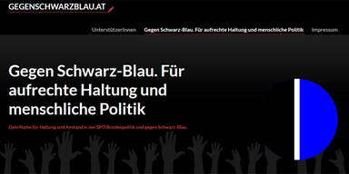 Homepage macht mobil gegen Schwarz-Blau