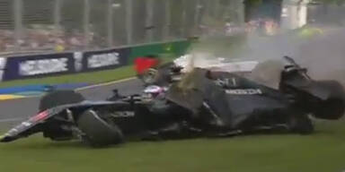 Alonso mit Horror-Crash in Australien