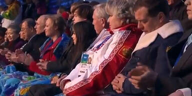 Russen-Premier bei Eröffnung eingeschlafen