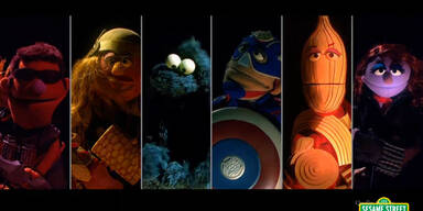 Cookie Monster parodiert die Avengers