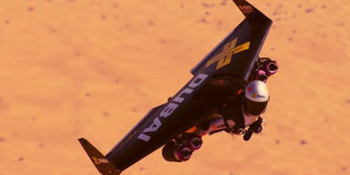 Irrer Jetman fliegt über Dubai!