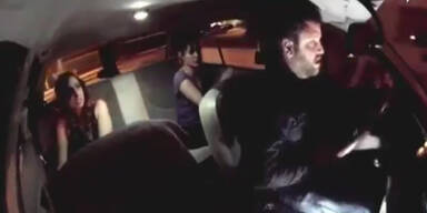 Verrückter Taxifahrer terrorisiert Fahrgäste