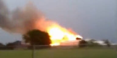 Video zeigt Explosion in US-Düngerfabrik