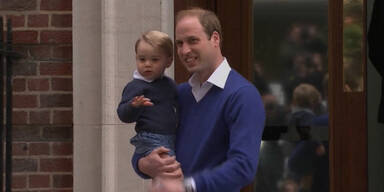 Prinz George besucht seine Schwester