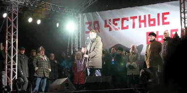 Hunderte Festnahmen bei Demo in Russland