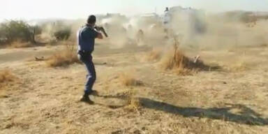 Polizei stürmt Demo von Minenarbeitern: 30 Tote