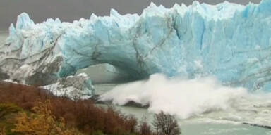 Gletscherabbruch in Argentinien