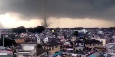 Tornado verwüstet Japans Ostküste