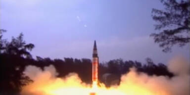 Indien testet Rakete für Atomwaffen