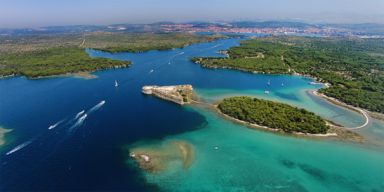 St. Anthony-Wasserstraße in der Region Sibenik Knin in Kroatien